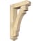 Ekena Millwork Merced Arts and Crafts Rough Sawn Bracket w/ Offset Brace, Douglas Fir, 6"W x 22"D x 34"H BKT0604X22X34MRC03RDF - alternate 1